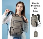Mochila Deportiva 20 L Ligera, Plegable E Impermeable - Imagen 2