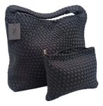 Cartera De Hombro Lines2 Estilo Hobo Tejida - Imagen 2