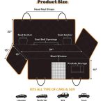 Cubre Asiento De Autos Para Mascotas Resistente - Imagen 9
