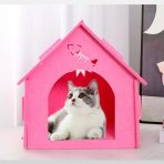 Casa De Fieltro Para Gatos - Imagen 2