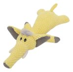 Juguete Peluche Chillón Para Perro León Y Elefante Amarillo - Imagen 3