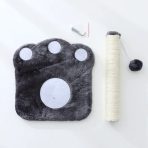Poste Rascador Para Gatos Diseño Patita Con Colgante Juguete - Imagen 10
