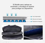 Mochila Ejecutiva 17.3 Multifuncional E Impermeable - Imagen 7
