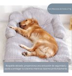 Cama Para Mascotas Con Respaldo Talla Xl - Imagen 4