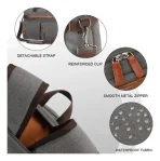 Mochila De Viaje Convertible 3 En 1 Para Viajes U Oficina - Imagen 13