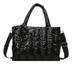 Cartera Cruzada Duff Estilo Tote Metálica