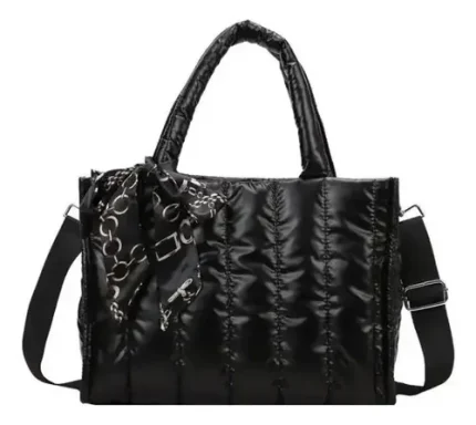 Cartera Cruzada Duff Estilo Tote Metálica