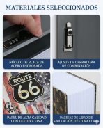Caja Fuerte Camuflada Tipo Libro Con Clave - Imagen 8
