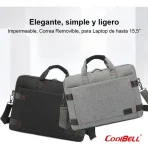 Bolso Ejecutivo 15.6'' Ligero E Impermeable - Imagen 13