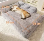 Cama Para Perro Sueño Profundo Estilo Sofá Talla M - Imagen 3