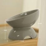 Bowl De Cerámica Para Mascotas Inclinado - Imagen 2