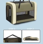Coche De Transporte Doble Para Mascotas Perros Y Gatos - Imagen 8