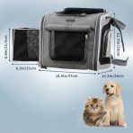 Bolso De Transporte Para Mascota En Bicicleta Perros Y Gatos - Imagen 4