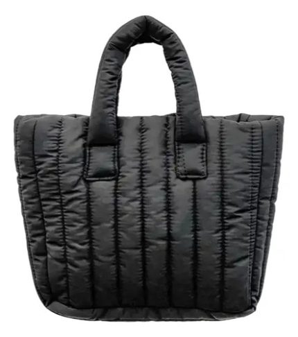 Cartera De Mano Bomp 75 Estilo Tote Negra