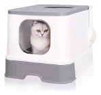Arenero Anti-derrame Para Gatos Con Cajón Y Pala