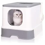Arenero Anti-derrame Para Gatos Con Cajón Y Pala
