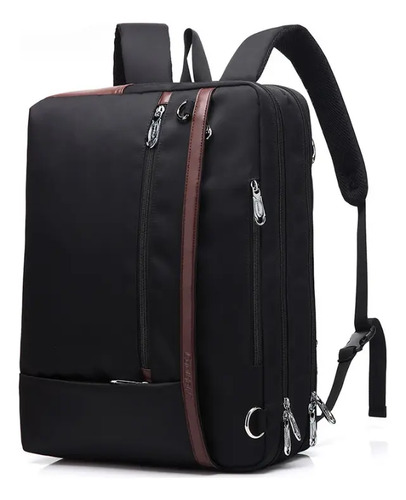 D_643080-MLC76254839372_052024-O.jpg Mochila Ejecutiva 17.3 Multifuncional E Impermeable Negra