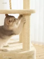 Torre Árbol De Juegos Para Gato 3 Niveles - Imagen 5