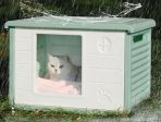 Casita De Gatos Para Interior O Exterior Fácil Armado - Imagen 6