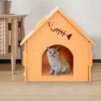 Casa De Fieltro Para Gatos - Imagen 7