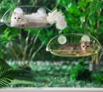 Hamaca Transparente Para Gato Adherible A Ventana - Imagen 3