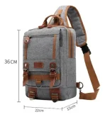 Mochila Cruzada 10 Impermeable Y Práctica Para Uso Diario - Imagen 9