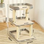 Torre Árbol De Juegos Para Gatos De 3 Plataformas - Imagen 2