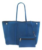 Cartera De Hombro Taylin Estilo Tote Azul - Imagen 5