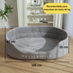 Cama Para Perros Cómoda E Impermeable Xl - Imagen 9