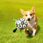 Juguete Pelota De Fútbol Para Perros Talla M - Imagen 2