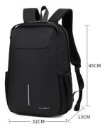 Mochila De Viaje 15.6'' Impermeable Apertura 180° - Imagen 18