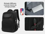Mochila Ejecutiva 17'' Con Salida Usb (negro) - Imagen 4
