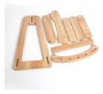 Cama Colgante Columpio Relajante De Madera Para Gatos - Imagen 5