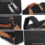 Mochila Ejecutiva Convertible 3 En 1 Bolso Elegante Laptop - Imagen 13