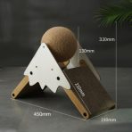 Rascador Para Gatos Montaña Nevada Con Pelota De Sisal - Imagen 6