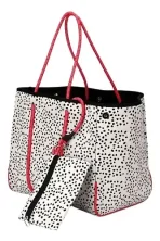 Cartera De Hombro Taylin Estilo Tote Puntos - Imagen 5