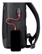 Mochila Ejecutiva Con Puerto Usb Con Interior Para Laptop - Imagen 5