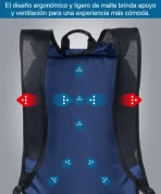 Mochila Deportiva 20 L Ligera, Plegable E Impermeable - Imagen 37