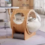 Casa Para Gatos Estilo Cápsula - Imagen 6