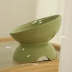 Bowl De Cerámica Para Mascotas Inclinado - Imagen 9