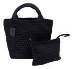 Cartera De Hombro Lines3 Estilo Tote Tejida - Imagen 10