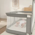 Cuna Funcional Colecho Para Bebé Plegable Con Mosquitera - Imagen 5