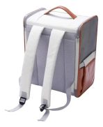 Mochila Con Cuero Para Transporte De Mascotas - Imagen 6