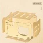 Casa Nido Para Gatos Con Tabla Rascadora - Imagen 4