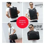 Mochila Ejecutiva 17.3 Multifuncional E Impermeable - Imagen 3
