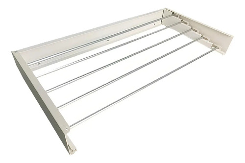 tendedero de ropa retráctil de muro - Tendedero De Ropa Retráctil De Muro 80cm Aluminio Reforzado