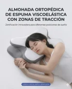 Almohada Cervical Ergonómica Mariposa - Memory Foam Presión - Imagen 6