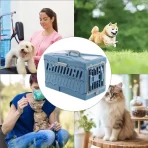 Jaula Canil Transportador De Mascotas Plegable - Imagen 4