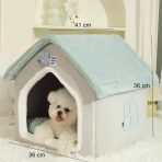 Cama Semi-cerrada Para Mascotas Estilo Casita Talla S - Imagen 4