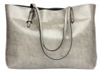 Cartera De Hombro Siena Estilo Tote Cuero